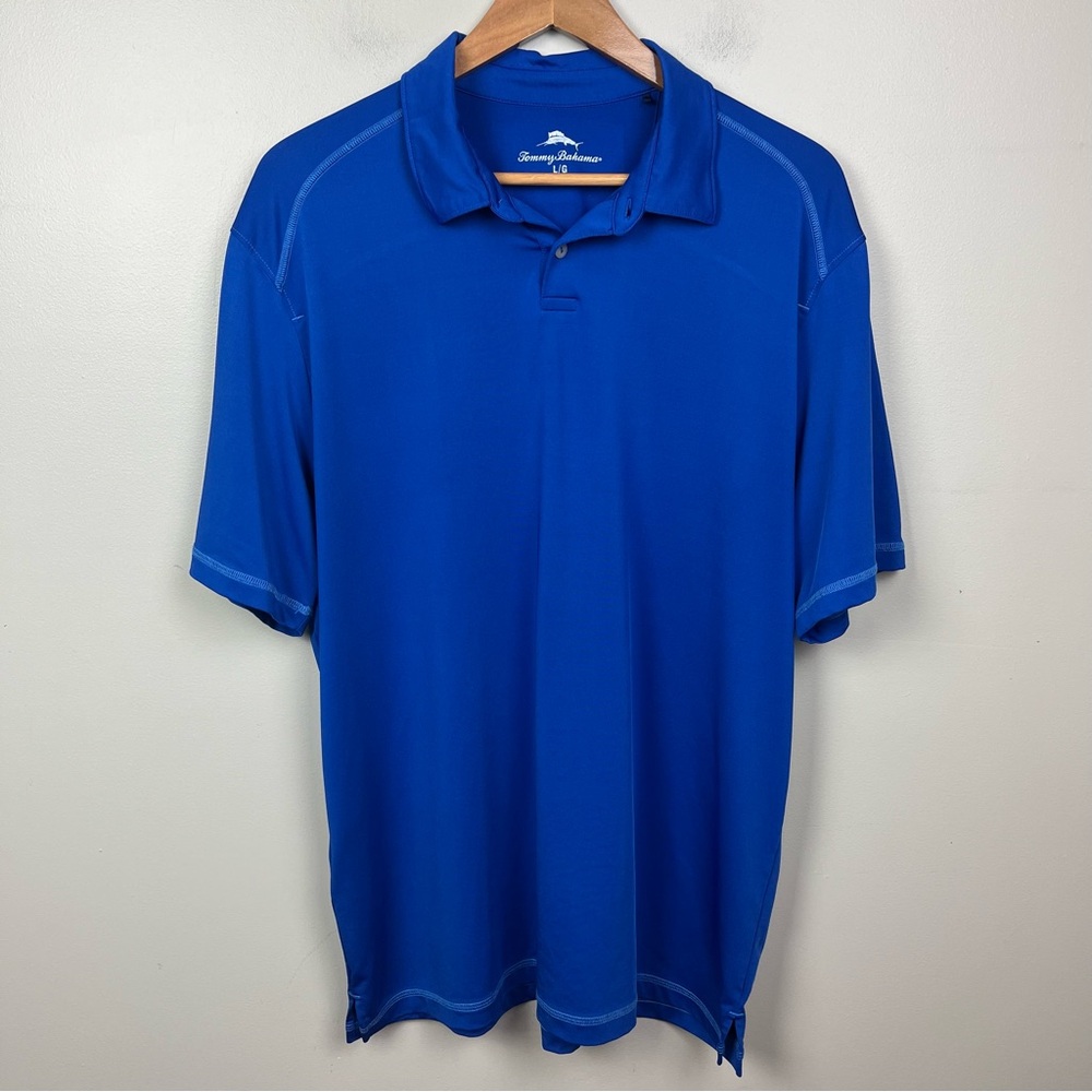 Tommy Bahama Blue Polo Shirt Size L